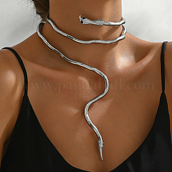 Chokerhalsketten aus Eisen in Schlangenform&nbsp;NJ6393-2