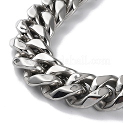 Collane a catena cubana in acciaio inossidabile 304 anti-ossidazione&nbsp;NJEW-P288-13P