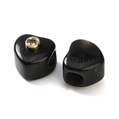 Europäische Perlen aus natürlichem Obsidian&nbsp;GG-CBA1AE1-03G-13