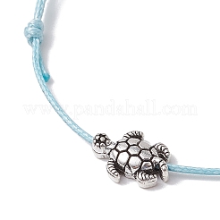 Braccialetto di perline intrecciate in lega&nbsp;BJEW-JB11082-02
