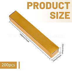 200 unidad de decoración para exhibir lingotes de oro de papel&nbsp;DJEW-WH0001-92
