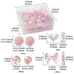 40pcs 10 Arten Acrylperlen&nbsp;MACR-FS0001-67