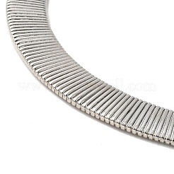 Collane girocollo a catena a serpente con polsino aperto in ferro per le donne&nbsp;NJEW-M085-05P