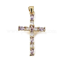 Pendentifs en laiton pavé de zirconiums cubiques de Pâques&nbsp;CU-E002-01C-G