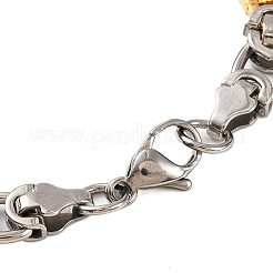201 Gliederkettenarmbänder aus Edelstahl&nbsp;BJEW-B078-141GP