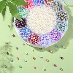 13 perles imitation plastique ABS de style&nbsp;OACR-YW0001-40