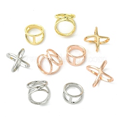 18 stücke 9 stile legierung schal ring schnalle für frauen dame mädchen&nbsp;AJEW-CJ0001-36