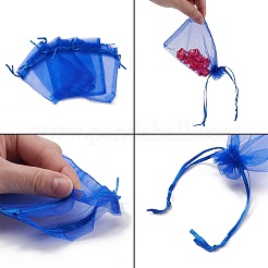Sacs-cadeaux en organza avec cordon de serrage&nbsp;X-OP-R016-9x12cm-10
