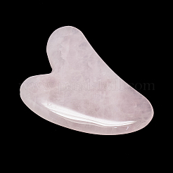 Natürliche Rosenquarz Gua Sha Boards&nbsp;X-G-S336-57B