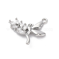 Messing Kristall Strass Anhänger&nbsp;KK-E793-05P