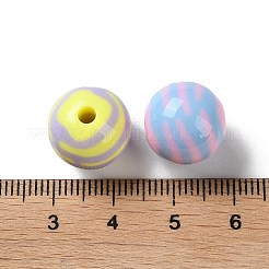 Cuentas acrílicas opacas de dos tonos&nbsp;SACR-I005-07A