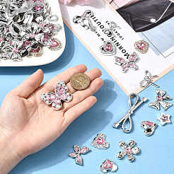 72 Stück 18 Stile Harz-Strass-Cabochons&nbsp;FIND-SP0004-44