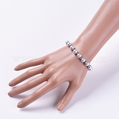 Cuentas de abalorios de vidrio se extienden pulseras&nbsp;BJEW-JB04758-02
