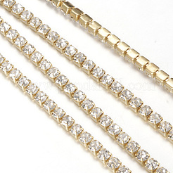 Chaînes en laiton avec strass&nbsp;CHC-T001-SS8-01C