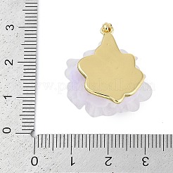 Gestellmessinganhänger&nbsp;KK-C082-15G-08