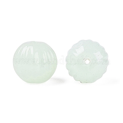 Handgefertigte gerippte Glasperlen&nbsp;LAMP-N042-04G