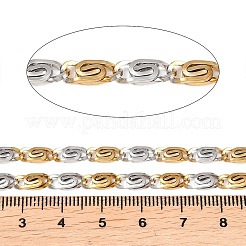Chaînes lumachina bicolores en acier inoxydable 304&nbsp;CHS-P028-03A