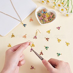 90 Stück 6 Arten Legierung Emaille Anhänger&nbsp;JX583A