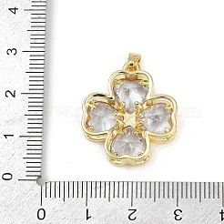 Ciondoli di vetro di ottone&nbsp;KK-R226-05G