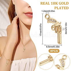 Ottone micro spianare pendenti zirconi&nbsp;FIND-BBC0001-35