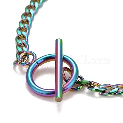 Colliers à chaîne en acier inoxydable 304 avec placage ionique (IP)&nbsp;NJEW-A002-07MC
