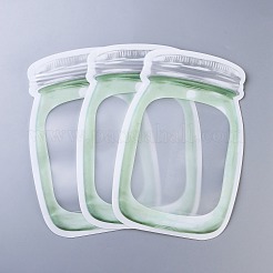 Sacchetti sigillati con cerniera a forma di bottiglia riutilizzabili&nbsp;OPP-Z001-03-C