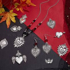 8 stili pendenti in lega di stile tibetano&nbsp;FIND-SC0010-46