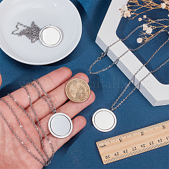 Kits de diy para hacer collares redondos y planos&nbsp;DIY-SC0003-51P