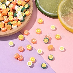 100pcs perles d'argile polymère faites à la main&nbsp;CLAY-YW0002-52C