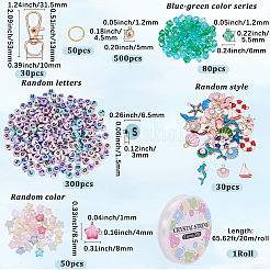 Kit di reperti per la creazione di portachiavi fai da te&nbsp;DIY-BM0002-84