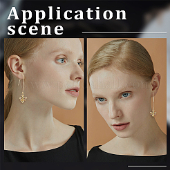 16 Stück Messinghaken&nbsp;KK-BBC0008-10