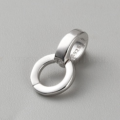 925 RöhrenKlaue aus Sterlingsilber&nbsp;STER-WH0026-13P