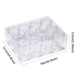 Conteneurs de stockage de perles en plastique&nbsp;X-C002Y