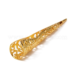 Aushöhlen Eisen Fingernagelspitze Krallenringe&nbsp;AJEW-WH0282-38B
