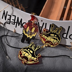 Bricolage halloween thème pendentif moules en silicone&nbsp;DIY-I102-05
