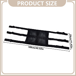 Tela de poliéster y bolsa de red para respaldo de asiento de poliéster&nbsp;DIY-WH0899-141