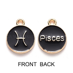 Pendentifs d'émail en alliage&nbsp;ENAM-SZ0001-28C-H