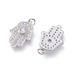 Ottone micro spianare pendenti zirconi&nbsp;ZIRC-G156-01P