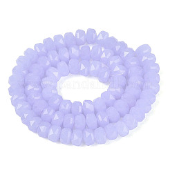Chapelets de perles en verre imitation jade&nbsp;GLAA-Q114-01A-C03