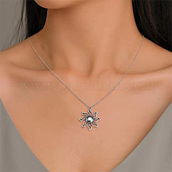 Pendente in lega stile tibetano&nbsp;TIBEP-CJ0001-08