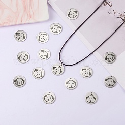 16pcs 8 colgantes de acero inoxidable de estilo&nbsp;STAS-SZ0002-01