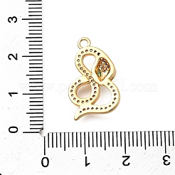 Pendentifs avec zircon cubiques à micro-pavés en laiton&nbsp;X1-KK-B147-06B-G