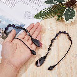 2 Stück Wünschelrutenpendel aus Edelstein und Glas&nbsp;PALLOY-FI00004