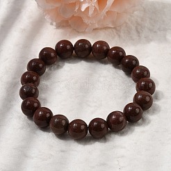 Armbänder aus natürlichen Kaffeejaspisperlen&nbsp;BJEW-A153-01B