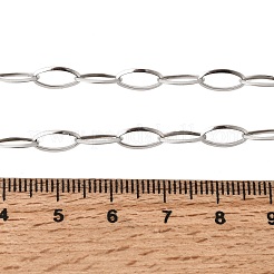 4.5 mm lange ovale Gliederketten aus Edelstahl 201 für Damen und Herren&nbsp;NJEW-K302-26P