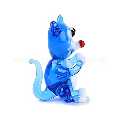 Handgefertigte Katzenfigur aus Glas&nbsp;LAMP-N034-26C
