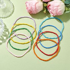 8 cavigliera con perline di vetro&nbsp;AJEW-AN00579
