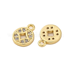 Colgante micropavé cubic zirconia de latón&nbsp;KK-P289-01G