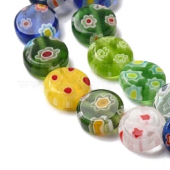 Handmade Millefiori Glas Herz Perle Stränge&nbsp;LK-U001-02