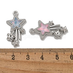 Strassanhänger aus Legierung mit Gestellbeschichtung&nbsp;PALLOY-F312-17P
